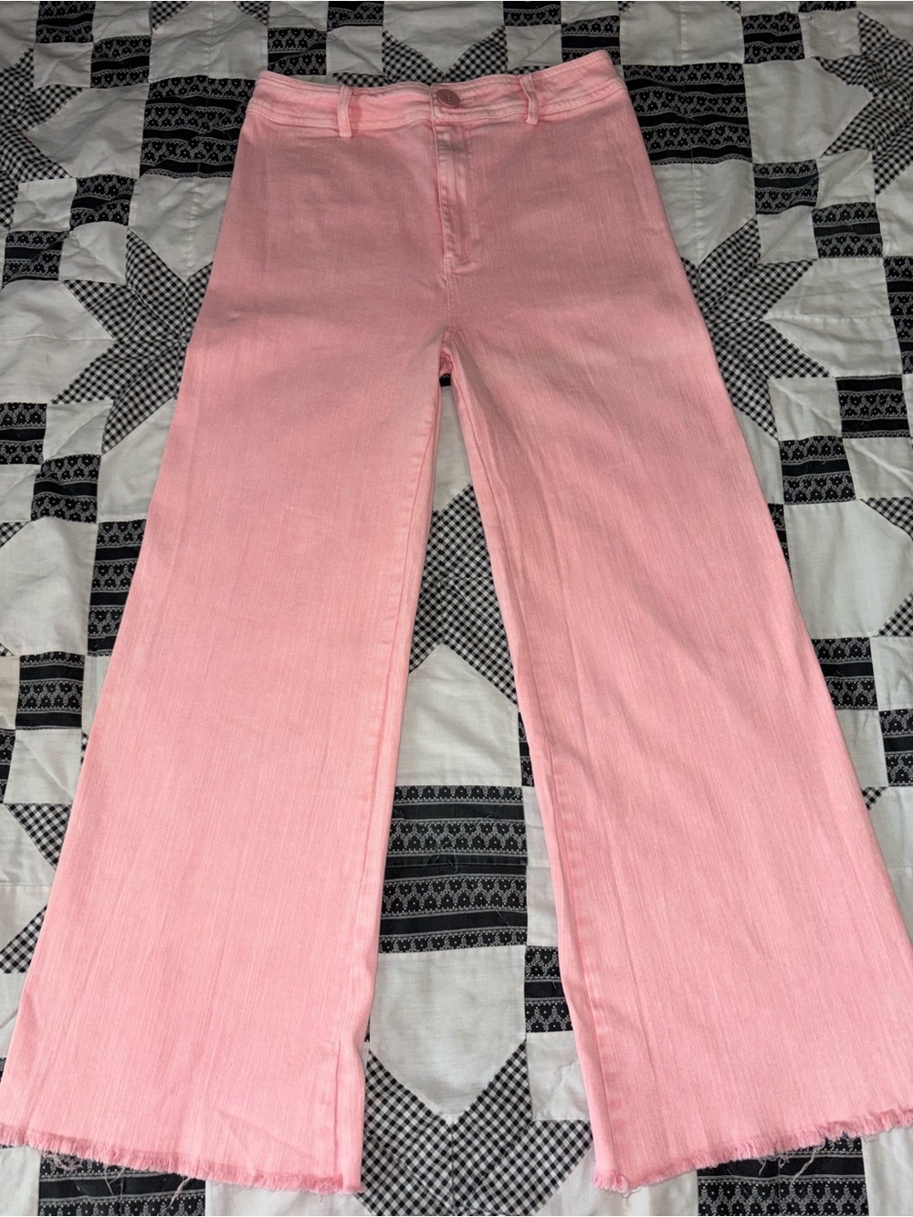 So Me Pink High-Rise Straight Leg Crop Jeans Women’s M
